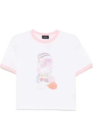 We11 Done Camiseta Colorful Teddy Ringer