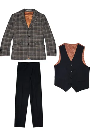 Romano Set de tres trajes a cuadros