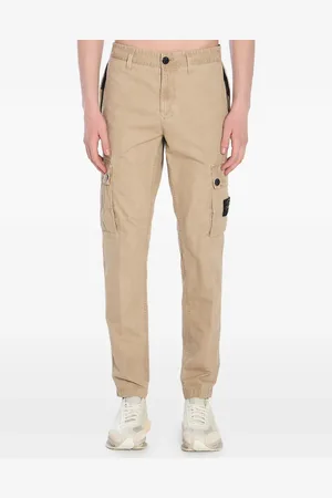 Stone Island Pantalones cargo con logo