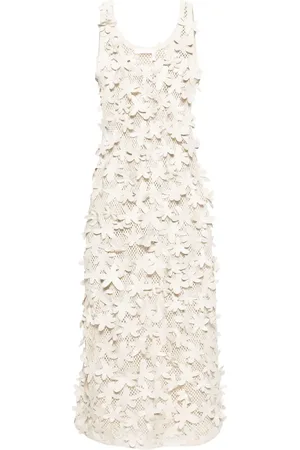 Chloé Vestido con apliques florales