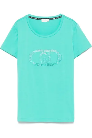 Liu Jo Camiseta con detalles de cristal