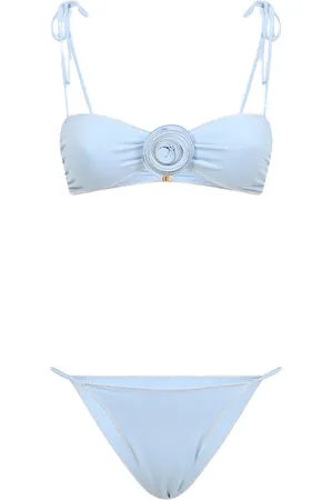 LA REVECHE Bikini con aplique floral