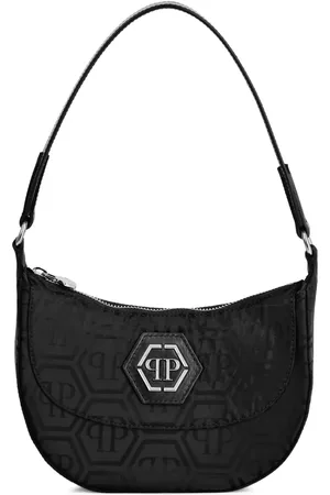 Philipp Plein Bolso de hombro con monograma en jacquard