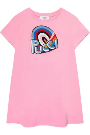 PUCCI Junior Vestido de algodón