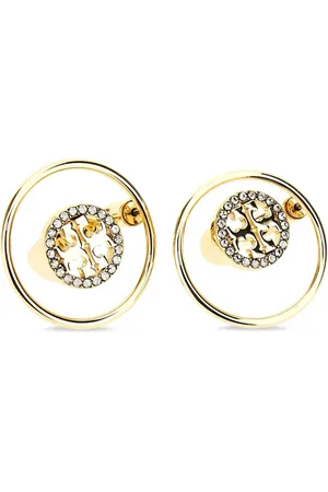 Tory Burch Pendientes con detalles de cristales