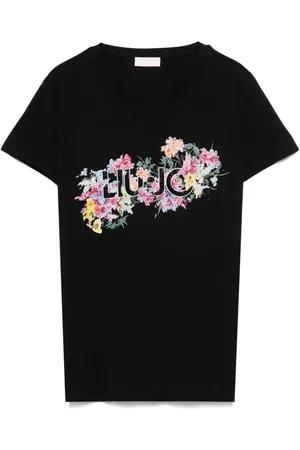 Liu Jo Camiseta con detalle de cristales