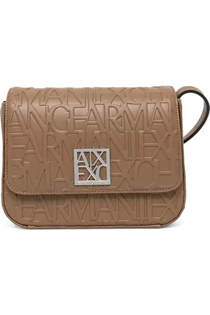 Armani Exchange Bandolera con logo en relieve