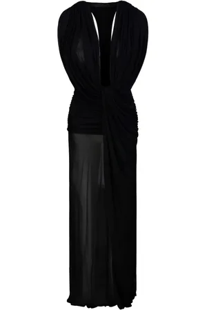 CHRISTOPHER ESBER Vestido largo drapeado
