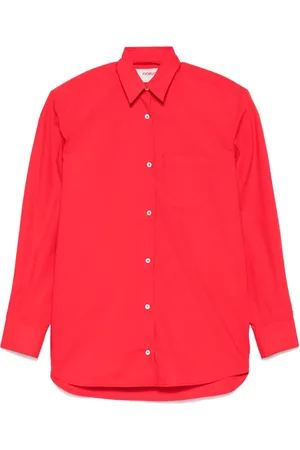 Fiorucci Camisa bordada con hombreras