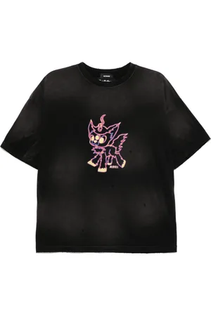We11 Done Camiseta Peaches con logo estampado