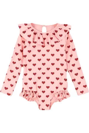 Konges Sløjd Bañador con corazón estampado