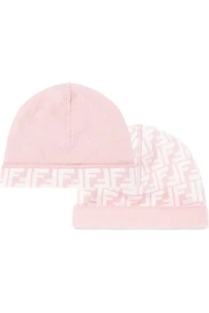 Fendi Set de gorro de mezcla de lana