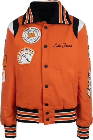 Lois Chaqueta varsity con logo bordado
