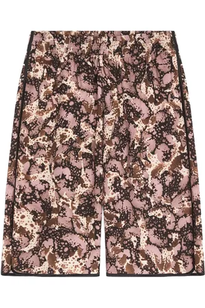 DRIES VAN NOTEN Bermudas con estampado abstracto