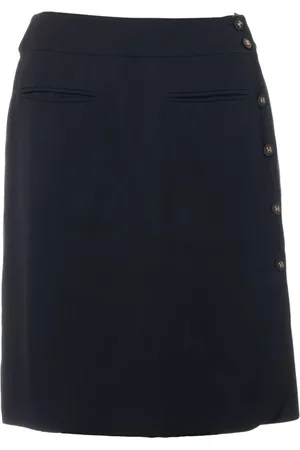 CHANEL Minifalda con botones CC 1996