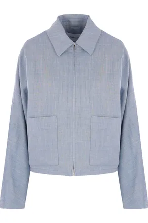 Salvatore Ferragamo Sobrecamisa con cremallera