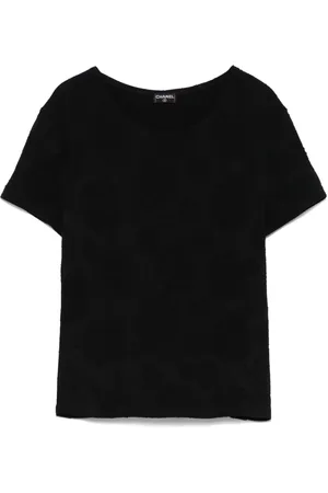 CHANEL Camiseta con motivo floral 2010