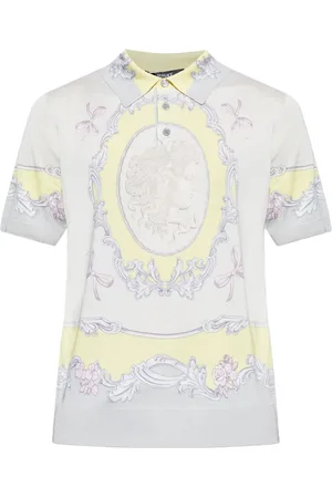 VERSACE Polo con motivo Medusa