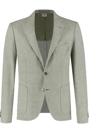 LUIGI BORRELLI NAPOLI Blazer con motivo de espiga