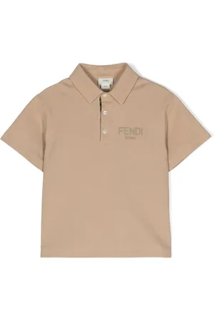 Fendi Polo con logo bordado