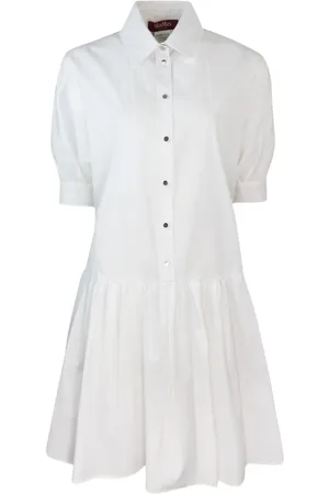 Max Mara Vestido camisero Caronte de manga farol