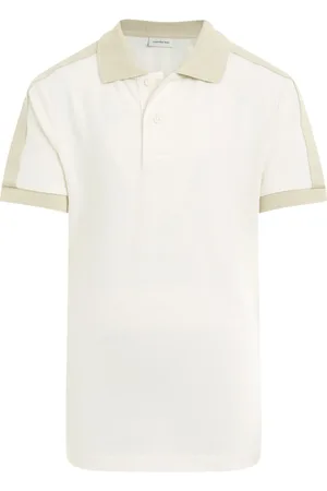 Calvin Klein Polo con diseño de algodón stretch
