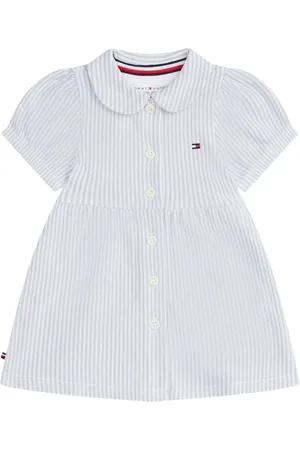 Tommy Hilfiger Vestido a rayas de algodón