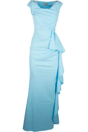 CHIARA BONI Vestido largo drapeado