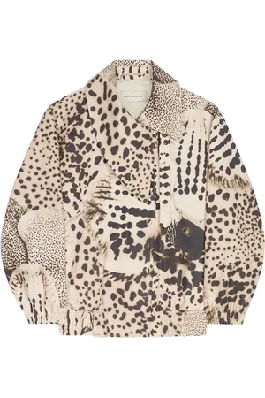 DRIES VAN NOTEN Chaqueta con motivo abstracto