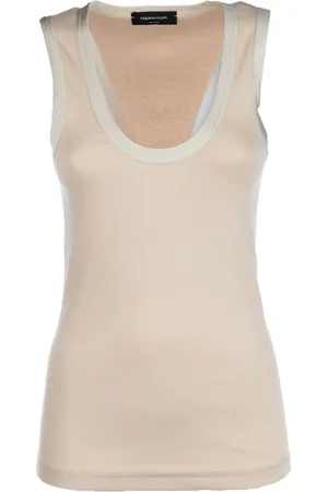 Fabiana Filippi Top con cuello redondo