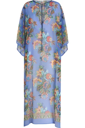 Etro Vestido largo con estampado floral