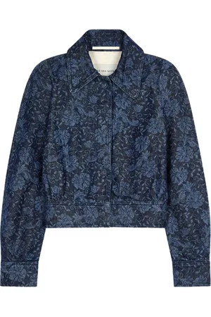 DRIES VAN NOTEN Chaqueta vaquera estampada