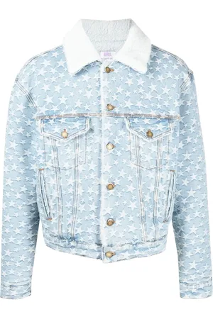 ERL Chaqueta vaquera con estrella en jacquard