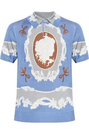 VERSACE Polo con motivo Medusa