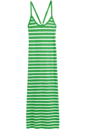 Chinti & Parker Vestido midi a rayas
