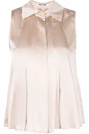 MAX & MOI Blusa con cuello clásico