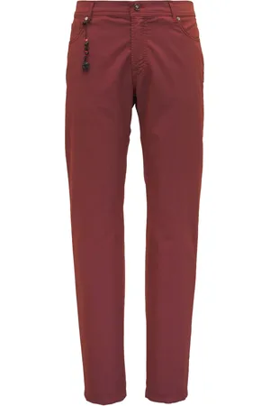 MARCO PESCAROLO Pantalones rectos con charm