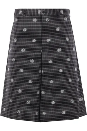Comme des Garçons Pantalones cortos a cuadros