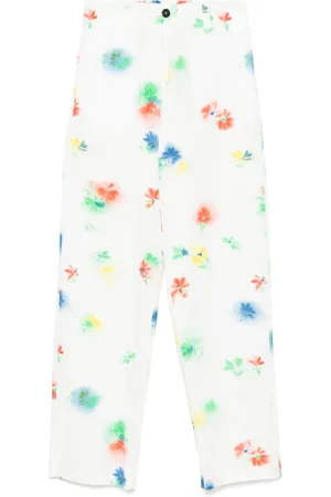 Msgm Pantalones con estampado floral
