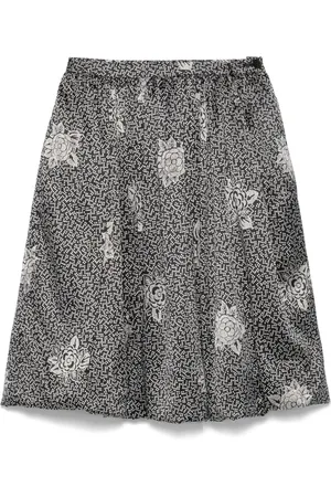 Giorgio Armani Minifalda con motivo floral 1990