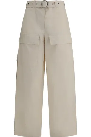 Jil Sander Pantalones cargo de algodón