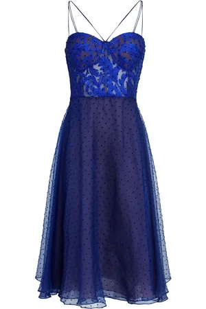 Lethicia Bronstein Vestido Poá midi