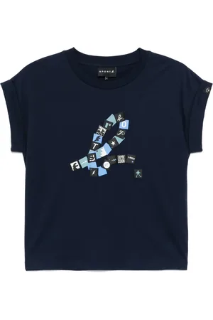 AGNÈS B. Camiseta con logo estampado