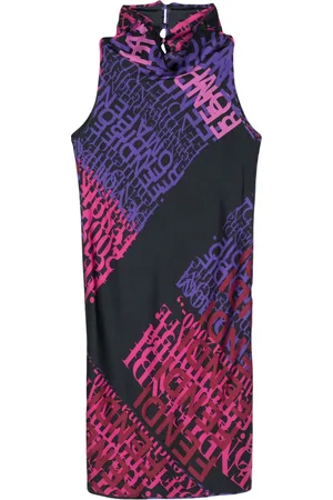 Fendi Vestido con logo estampado 2000