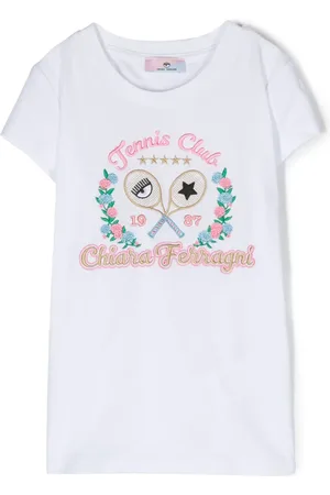 Chiara Ferragni Camiseta con logo bordado