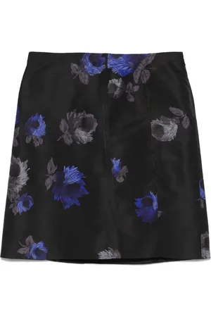 Prada Minifalda con motivo floral 1990