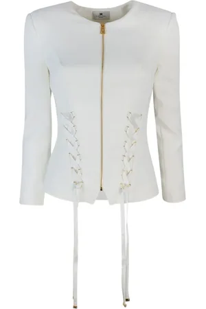 Elisabetta Franchi Chaqueta con tiras cruzadas