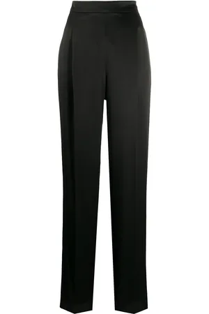 Max Mara Pantalones palazzo de talle alto