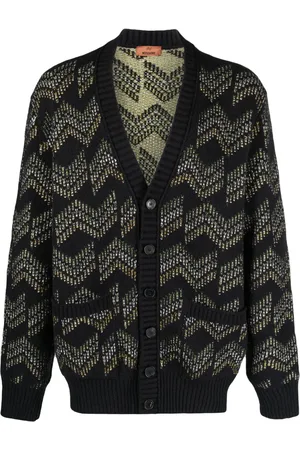 Missoni Cárdigan con motivo en zigzag
