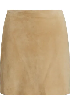 Ralph Lauren Minifalda Carreen de ante